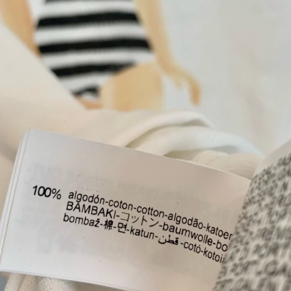 [🌟 PRICE FIRM] ZARA Barbie Striped Swimsuit Graphic T-Shirt Short Sleeves Tee - Picture 9 of 12